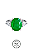 Anel Prata925 Esmeralda Fusion Oval - Imagem 1
