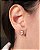 Brinco Moissanite Oval Prata925 7mm - Imagem 2