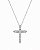 Colar Moissanite Cruz Prata925 - Imagem 1