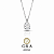 Colar Moissanite Gotinha 7mm Prata925 - Imagem 1