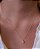 Colar Moissanite Oval Prata925 7mm - Imagem 2