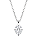 Colar Moissanite Oval Prata925 7mm - Imagem 1