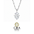 Colar Moissanite Oval Prata925 7mm - Imagem 1