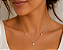 Colar Moissanite 3Pontos de Luz Prata925 - Imagem 2