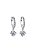 Brinco Argolinha Moissanite Ponto de Luz 5mm Prata925 - Imagem 1