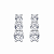 Brinco Moissanite Trio Prata925 - Imagem 1