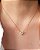 Colar Moissanite Coração Gold - Imagem 2