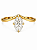 Anel Solitário Oval Moissanite 7mm - Imagem 1