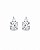 Brinco Moissanite Ball Prata925 - Imagem 1