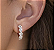 Brinco Argola Moissanite 3,5mm Prata925 - Imagem 2