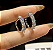 Brinco Argola Moissanite 3,5mm Prata925 - Imagem 3