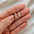 Brinco Moissanite Trio Gold Prata925 - Imagem 4