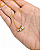 Colar Moissanite Trio Degrade Gold - Imagem 3