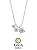Colar Moissanite Trio Degrade Silver - Imagem 1