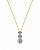 Colar Moissanite Trio Gold Prata925 - Imagem 6