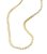 Colar Riviera 40cm banho ouro 3pontas - Imagem 1