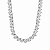 Colar Riviera 41cm Rodio branco 2,5mm zirconias 3pontas - Imagem 1