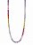 Colar Riviera 40cm 3pontas Rainbow - Imagem 1