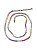 Colar Riviera 40cm 3pontas Rainbow - Imagem 1