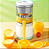 Espremedor De Frutas Elétrico Portátil P/suco Limão Laranja Super Forte Recarregável USB - Imagem 2