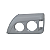 Moldura do farol MB Atron 1635/2324 - LE - Imagem 1