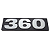 Emblema Letreiro Potência Scania 112/113 360 - Imagem 1