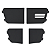 Kit Tampas Grade Dianteira Volvo FM - Imagem 1