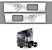 Aplique Inox Estribo Scania 1998/2007 - Imagem 2