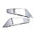 Capa Cromada Defletor Frontal Scania - Imagem 1