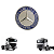 Emblema Cafe Capo Mercedes-benz Atego/axor 75mm - Imagem 1