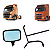 Espelho Auxiliar Frontal Convexo C/ Braço Volvo FH/FM Cabine baixa - Imagem 5