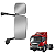 Retrovisor C/ Desembaçador E Auxiliar Scania S5 Cab P LD - Imagem 2