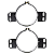 Par De Suporte 130mm Farol Angel Eyes Vw Constellation - Imagem 1
