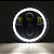 Par Farol Led Angel Eyes Vw Constellation Com Suporte Adaptação - Imagem 5