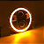 Par Farol Led Angel Eyes Vw Constellation Com Suporte Adaptação - Imagem 6