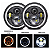 Par Farol Led Angel Eyes Vw Constellation Com Suporte Adaptação - Imagem 7