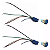 Par Farol Led Angel Eyes Vw Constellation Completo Com Suporte E chicotes - Imagem 4