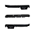 Kit 3 Partes Moldura Inferior Parabrisa Scania Preta S5 P G R - Imagem 1