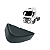 Capa Inferior Braço Retrovisor Iveco - LD - Imagem 3