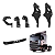 Kit Fixação Suportes Tapa Sol Scania S4/S5 2008 A 2013 - Imagem 1