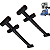 Par Presilha Tampa Bateria Scania T/113 / S4 / S5 - Imagem 1