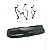 Kit Suportes Quebra-Sol Volvo VM (3 peças) - Imagem 3