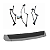 Kit Suportes Quebra-Sol Volvo VM (3 peças) - Imagem 3