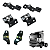 Kit Suporte/Travas Defletor Ar Frontal Scania S4 94/114/124 - Imagem 1