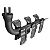 Suporte Entre-eixos Paralama Scania S4/S5 - modelo especial - Imagem 2