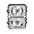 Farol duplo Ford Cargo H4/H1 41V - Imagem 1