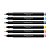 Caneta Brush FABER-CASTELL SuperSoft Tons Pastel - Estojo Com 6 Cores - Imagem 2