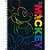 Caderno Universitário TILIBRA Mickey Rainbow - 1 Matéria c/ 80 folhas - Imagem 1