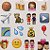 Adesivos de Emoji  Grande - 3 Cartelas - Imagem 5