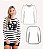 Molde Blusa Feminina Alongada M/L (Malha - Kit Completo Tam.P ao GG) - Imagem 1